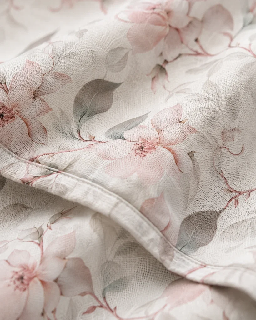 Púdrová neha – detail látky