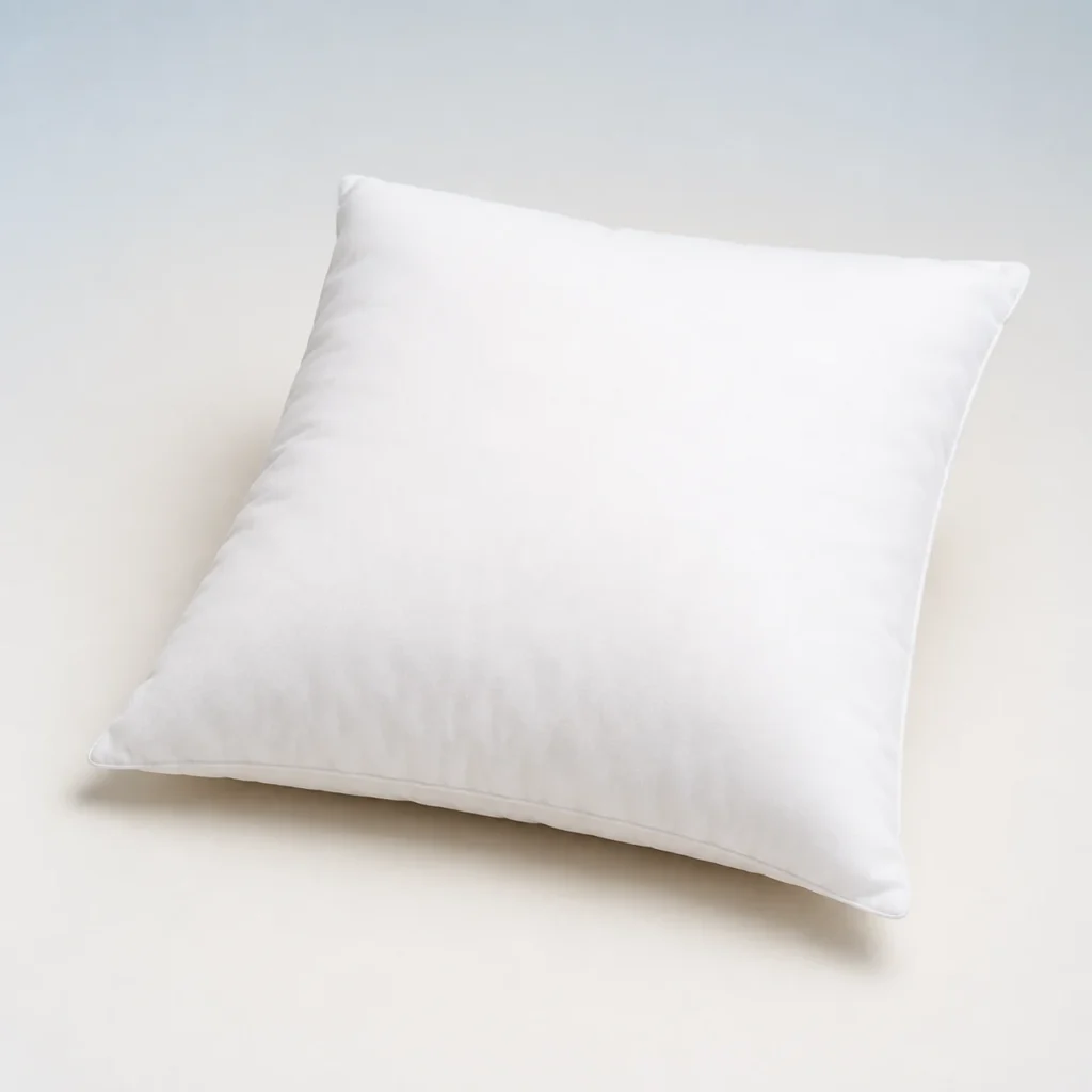 Plnený vankúš – štvorcové rozmery